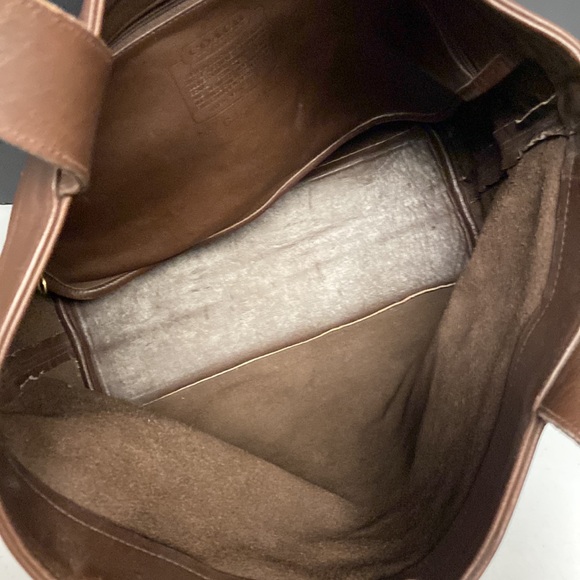 Coach Shoulder Bag Brown Leather Purse - Picture 14 of 17